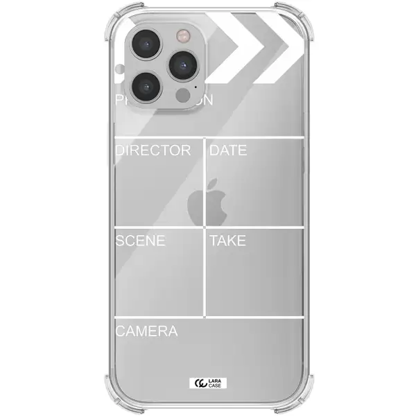 Clapperboard Apple iPhone 12 pro max Clear PC Case