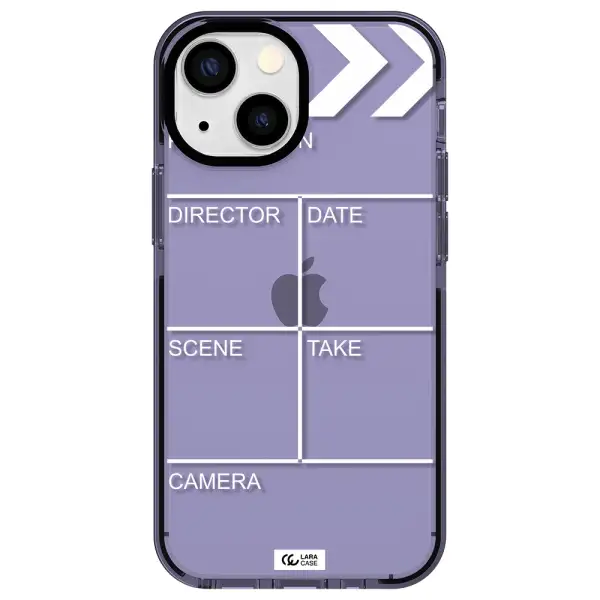 Clapperboard Apple iPhone 13 mini impact Lilac Case