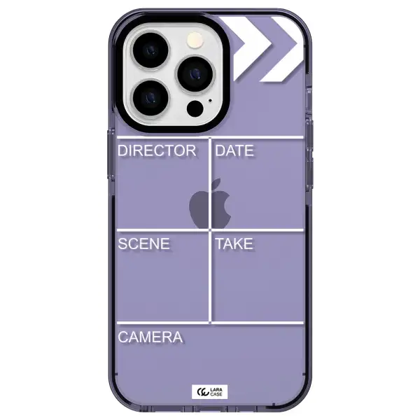 Clapperboard Apple iPhone 13 Pro impact Lilac Case