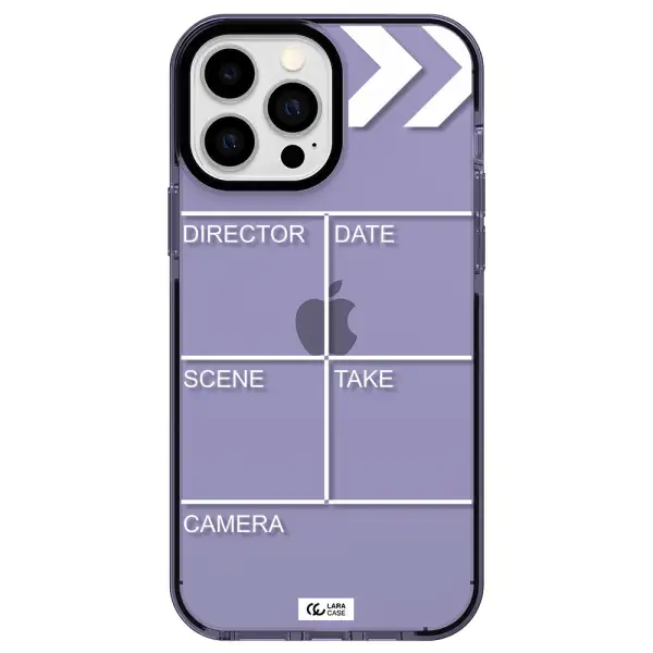 Clapperboard Apple iPhone 13 Pro Max impact Lilac Case