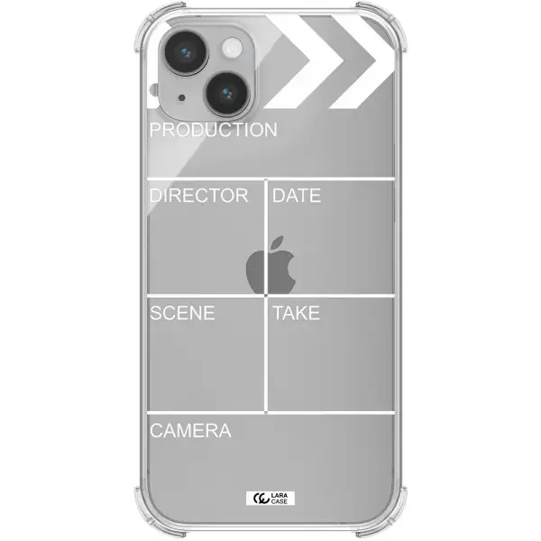 Clapperboard Apple iPhone 14 Clear PC Case