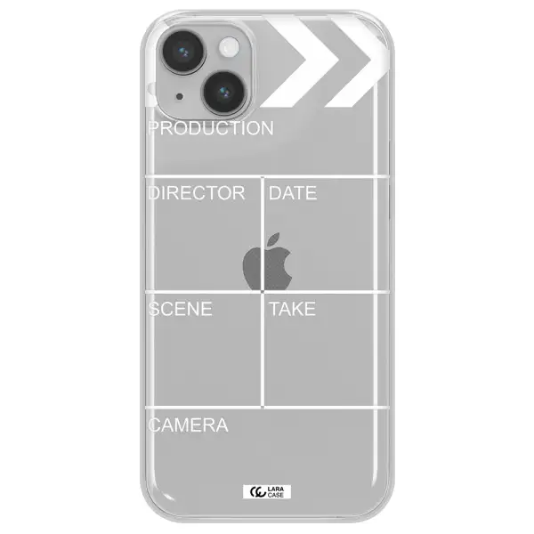 Clapperboard Apple iPhone 14 Clear TPU Case