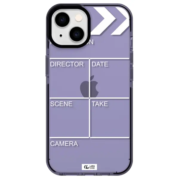 Clapperboard Apple iPhone 14 impact Lilac Case