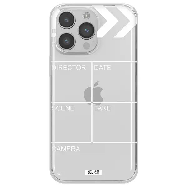 Clapperboard Apple iPhone 14 pro Clear TPU Case