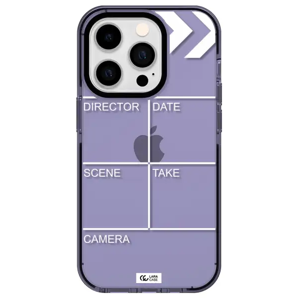 Clapperboard Apple iPhone 14 pro impact Lilac Case
