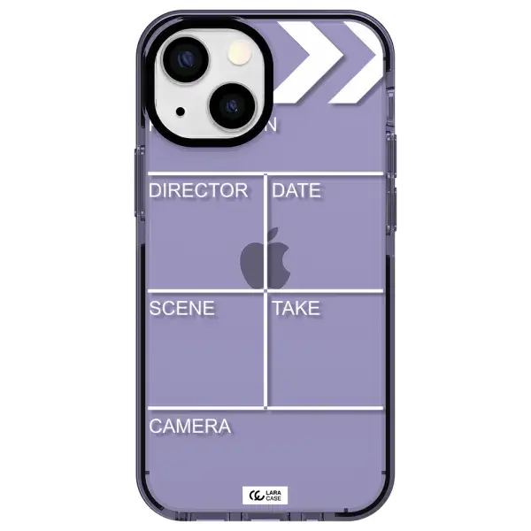 Clapperboard Apple iPhone 15 Plus impact Lilac Case