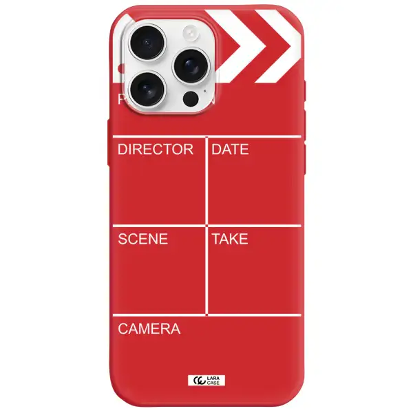 Clapperboard Apple Iphone 16 Pro Max Silicone Stone Case