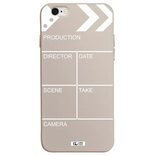 Clapperboard Apple iPhone 6 Silicone Stone Case