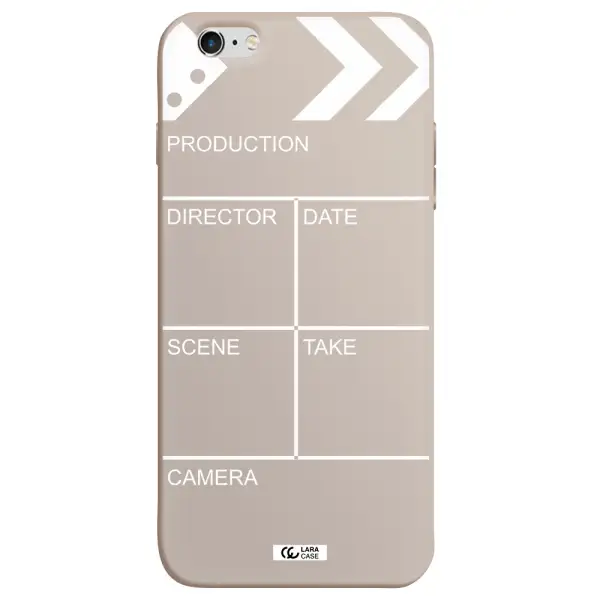 Clapperboard Apple iPhone 6S Silicone Stone Case