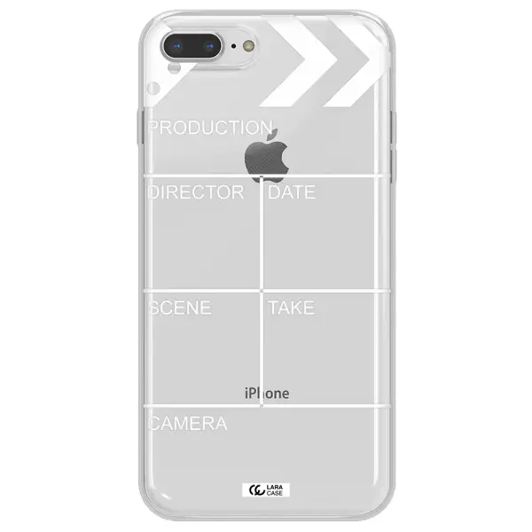 Clapperboard Apple iPhone 7 plus Clear TPU Case