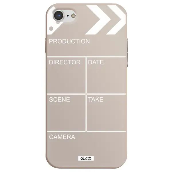 Clapperboard Apple iPhone 7 Silicone Stone Case