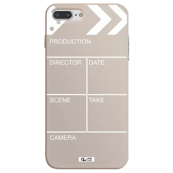 Clapperboard Apple iPhone 8 plus Silicone Stone Case