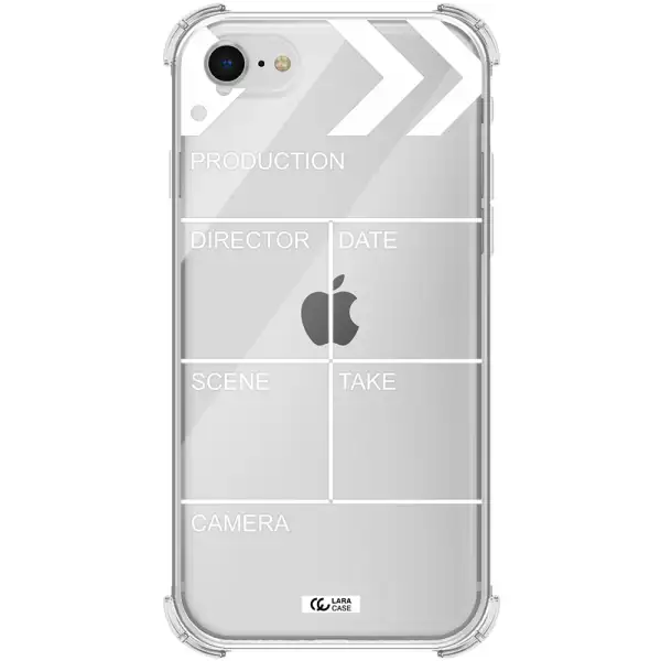 Clapperboard Apple iPhone se 2020 Clear PC Case