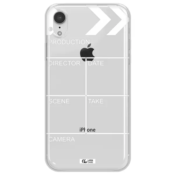 Clapperboard Apple iPhone XR Clear TPU Case