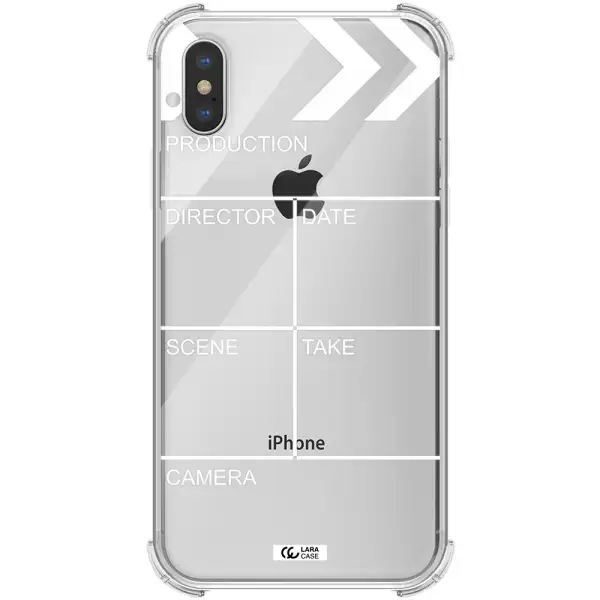 Clapperboard Apple iPhone XS max Clear PC Case