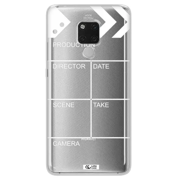 Clapperboard Huawei Mate 20X Clear TPU Case