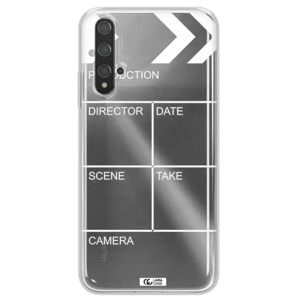 Clapperboard Huawei Nova 5t Clear TPU Case