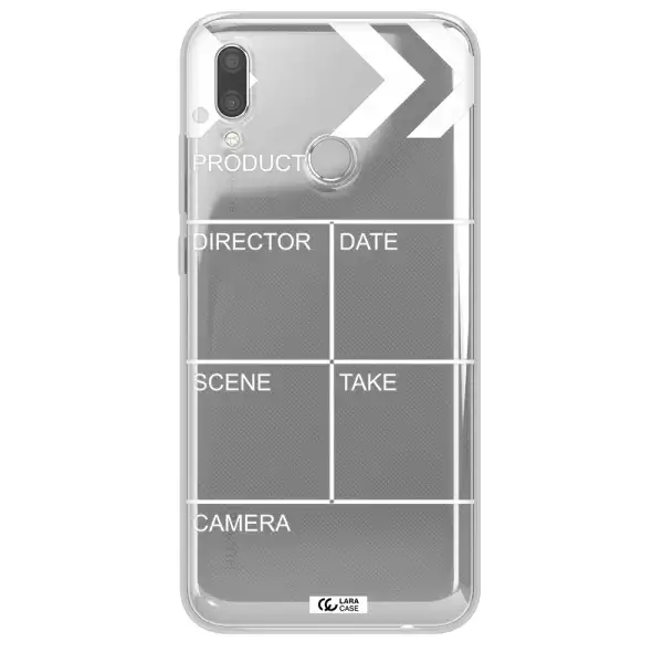 Clapperboard Huawei P Smart 2019 Clear TPU Case