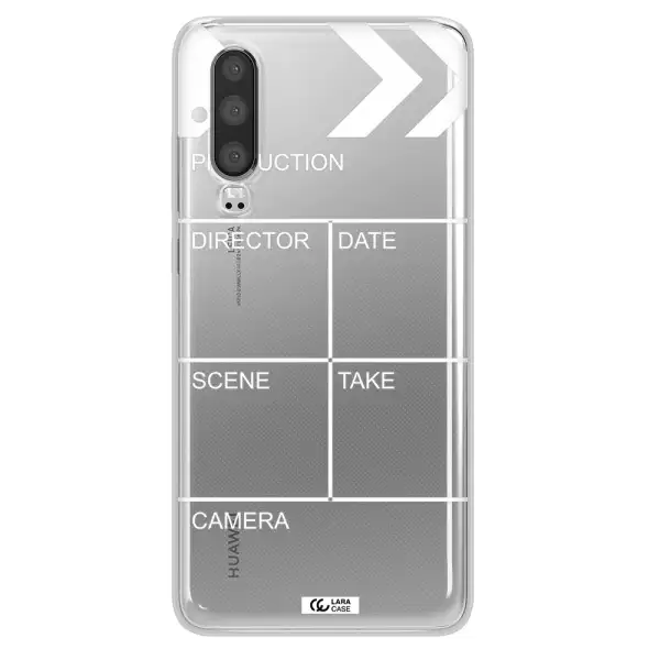 Clapperboard Huawei P30 Clear TPU Case