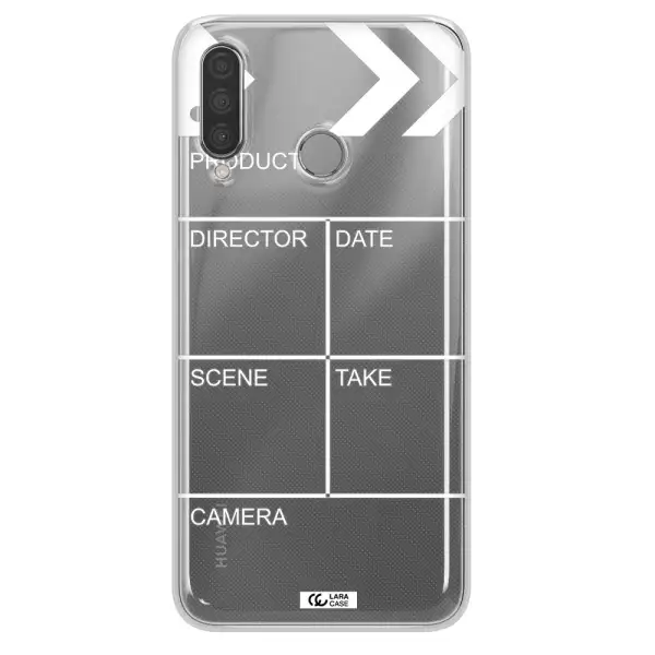 Clapperboard Huawei P30 Lite Clear TPU Case