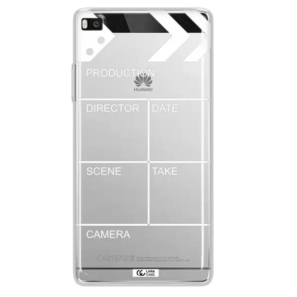 Clapperboard Huawei P8 Clear TPU Case