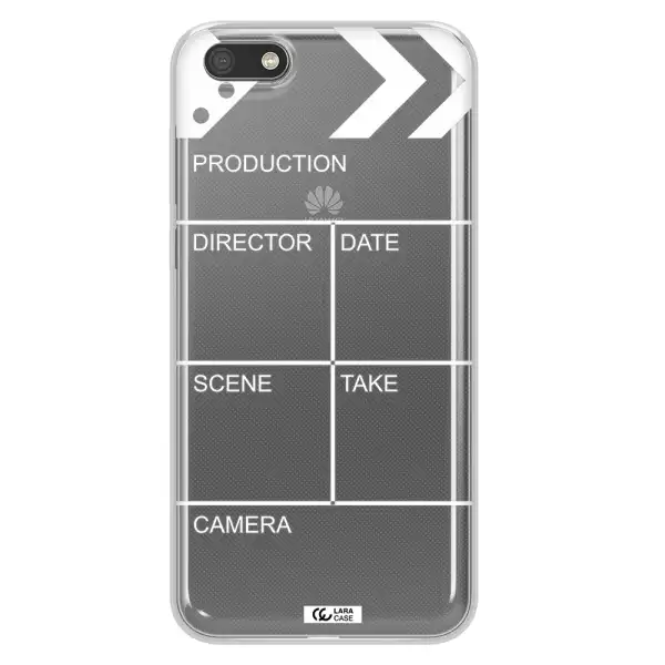 Clapperboard Huawei Y5 2018 Clear TPU Case