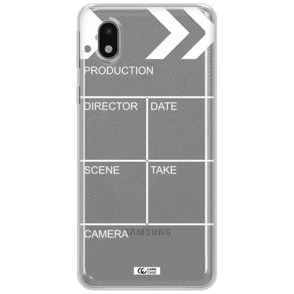 Clapperboard Samsung A01 Core Clear Tpu Case