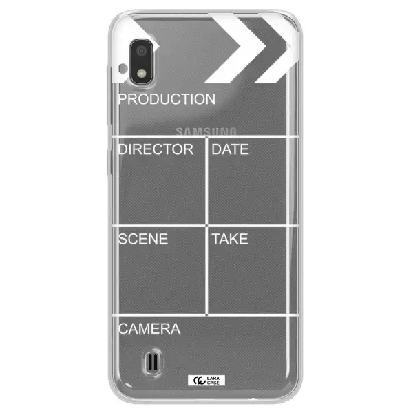 Clapperboard Samsung A10 Clear TPU Case