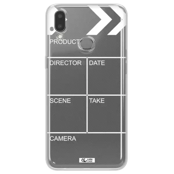 Clapperboard Samsung A10S Clear TPU Case