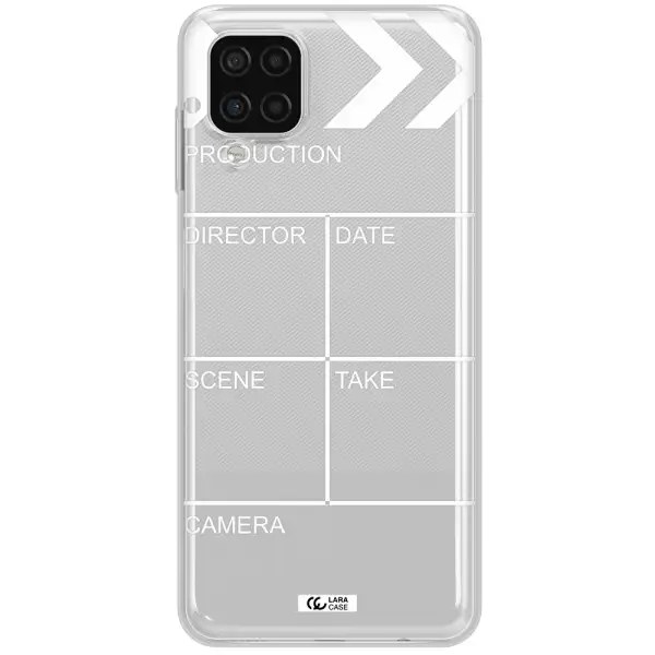 Clapperboard Samsung A12 4g Clear TPU Case