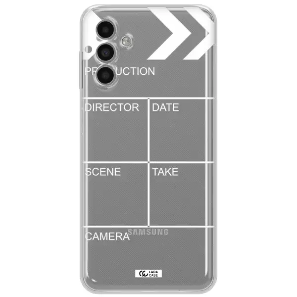 Clapperboard Samsung A13 5G Clear Tpu Case