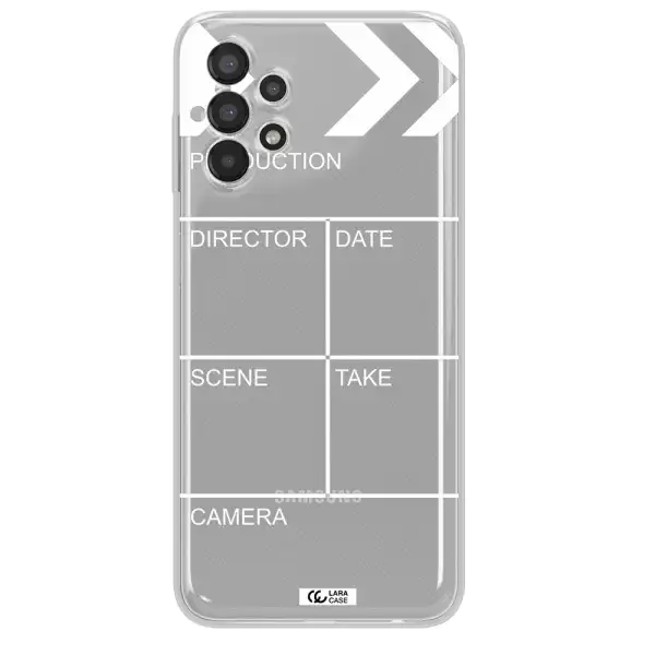 Clapperboard Samsung A13 Clear TPU Case
