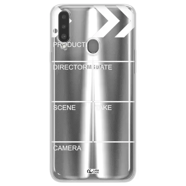 Clapperboard Samsung A20S Clear TPU Case