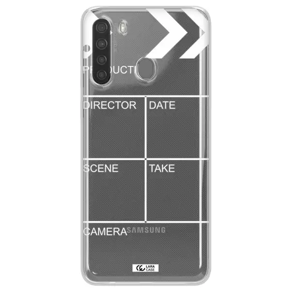 Clapperboard Samsung A21 Clear TPU Case