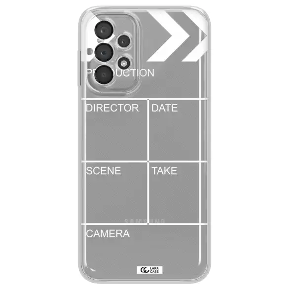 Clapperboard Samsung A23 5G Clear Tpu Case