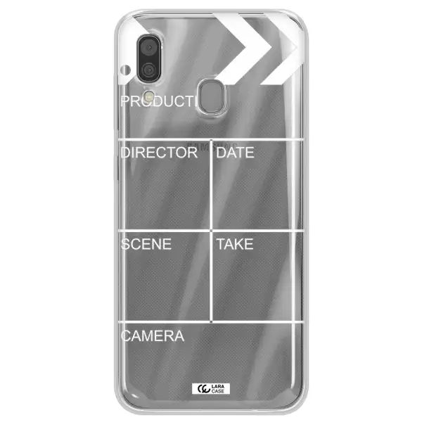 Clapperboard Samsung A30 Clear TPU Case
