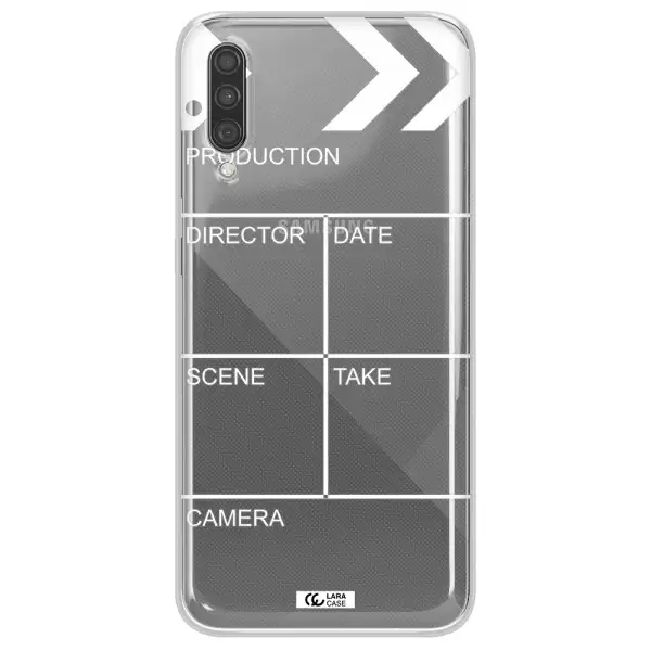 Clapperboard Samsung A30S Clear TPU Case