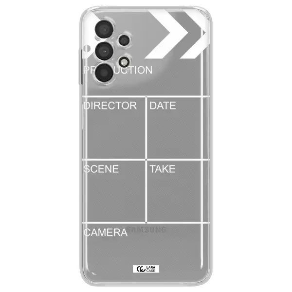 Clapperboard Samsung A32 Clear TPU Case