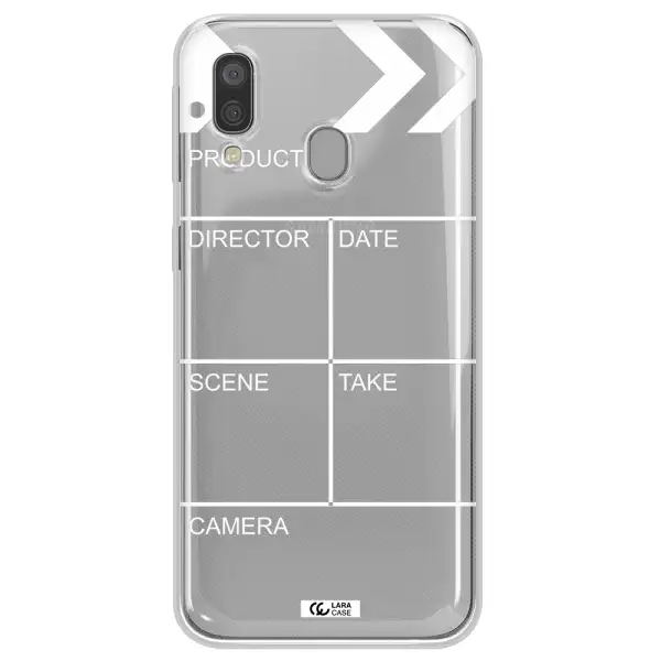 Clapperboard Samsung A40 Clear TPU Case