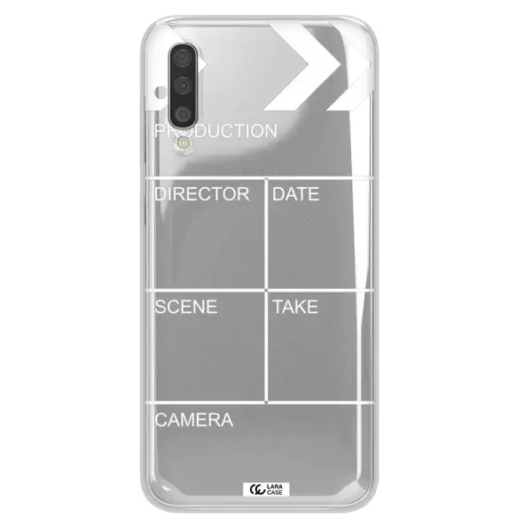 Clapperboard Samsung A50 Clear TPU Case