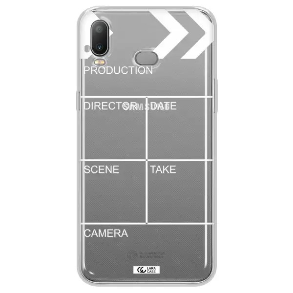 Clapperboard Samsung A6S Clear TPU Case