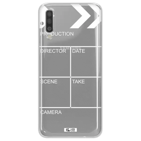 Clapperboard Samsung A70S Clear Tpu Case