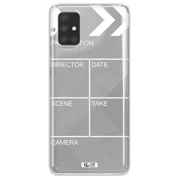 Clapperboard Samsung A71 Clear TPU Case