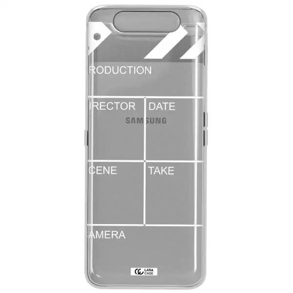 Clapperboard Samsung A80 Clear TPU Case