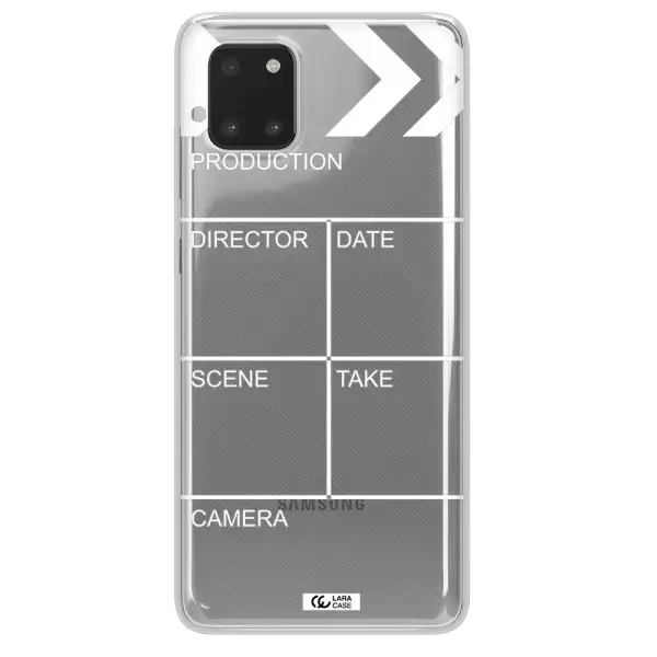 Clapperboard Samsung A81 Clear TPU Case