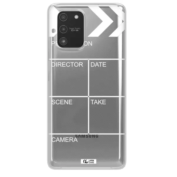 Clapperboard Samsung A91 Clear TPU Case