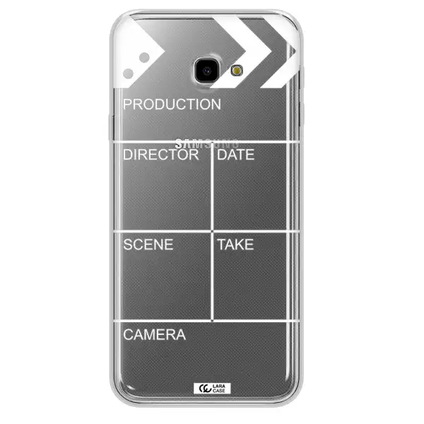 Clapperboard Samsung J4 Plus Clear TPU Case