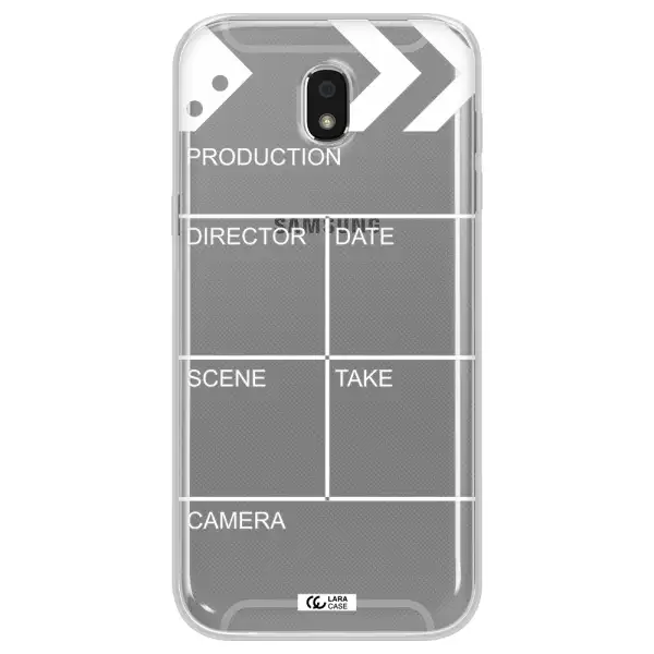 Clapperboard Samsung J5 2017 Clear TPU Case