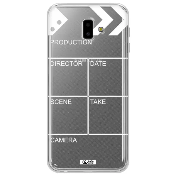 Clapperboard Samsung J6 Plus Clear TPU Case