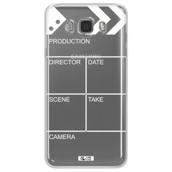 Clapperboard Samsung J7 2016 Clear TPU Case
